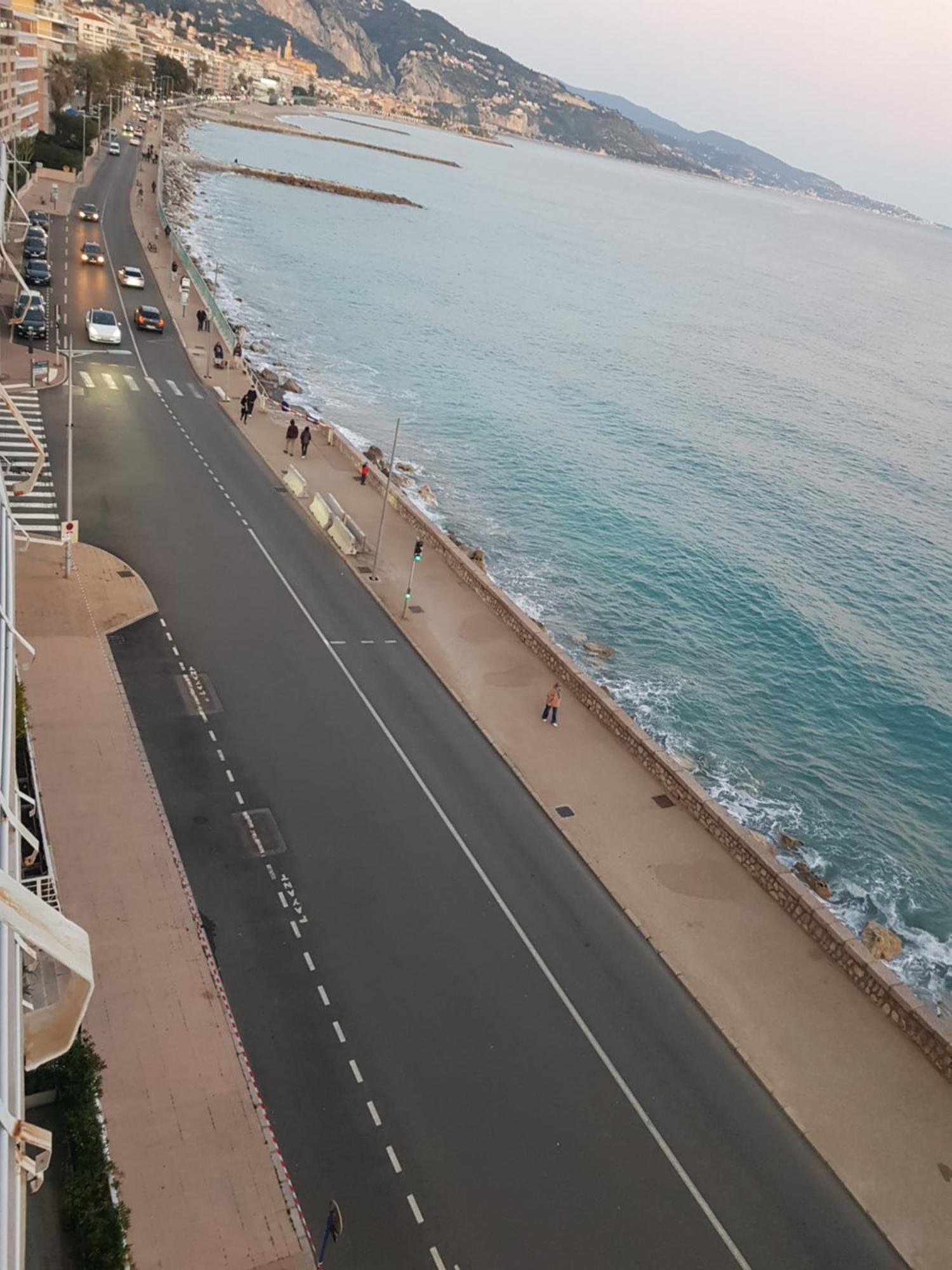 Menton Front Bord De Mer Cote D'Azur Florentina Sea View French Riviera Proche Monaco Montecarlo Superb Studio Zewnętrze zdjęcie